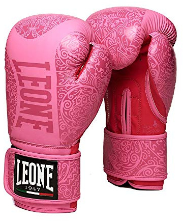 LEONE 1947 Guantes de Boxeo maoríes rosa/10 ozm - GN070