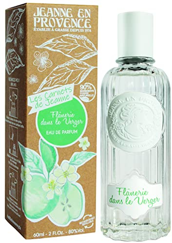 JEANNE EN PROVENCE - Parfum Femme Les carnets de Jeanne Flanerie dans le Verger - Eau de Parfum - Flacon Vaporisateur 60 ml - Fabriqué en France à Grasse