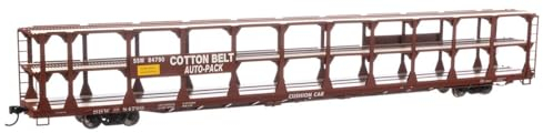 H0 Gauge - Freight Car 89 Inch Flatcar Car Rack Southern Pacific