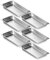 VEVOR Bac Gastronorme GN 1/1 Lot de 6, Récipient Inox pour Bain-marie 0,8 mm d'Épaisseur, Bac Inox Alimentaire 6,7 cm Profondeur, pour Fours à Convection, Réfrigérateurs, Stockage, Restauration
