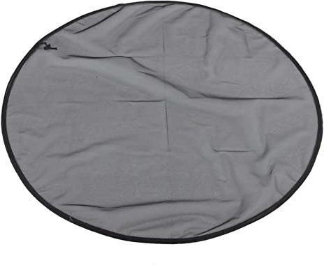 Kit de taraudage de tonneau de pluie Couvercle de seau à mailles ultrafines avec cordon de serrage Écran de baril de pluie facile à installer pour seaux d'un diamètre allant jusqu'à 80 cm