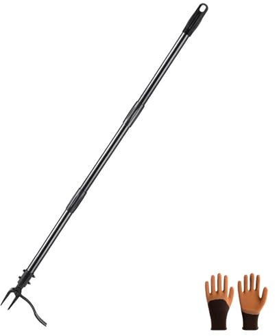 FVTVHEV Extractor De Malas Hierbas para Jardín Extractor de malezas Manual Largo 128/163cm Extractor de malezas de jardín Manual Extractor de Malas Hierbas Adecuado para huertas y césped(128cm)