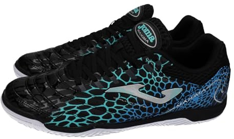 Joma Maxima 2531 Futsal Shoe, Black/White, 11.5 US