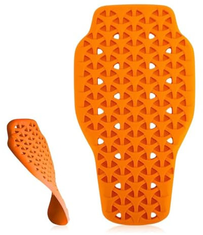 CE Level 1 Back Armor Protection Pad, Removable Motorcycle Back Armor Protector Inserts for Motorcycle Jackets, Motorcycle Riding Suit Built-In Protective Gear Back Protector for Men & Women