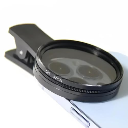 Polarisationsfilter Mobiltelefon Polariseringsfilter | Bärbar Klämma Minskar Motljusbländning Förbättrar Fotokvalitet