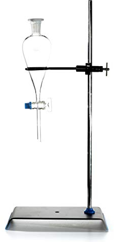 Laboratoire d'entonnoir Decanter. Décanteur et ampoule à décanter