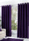 Hachette Thermo-Verdunklungsvorhänge, mit Ösen, inklusive 2 Raffhaltern, Aubergine Violett, 167,6 x 137,2 cm