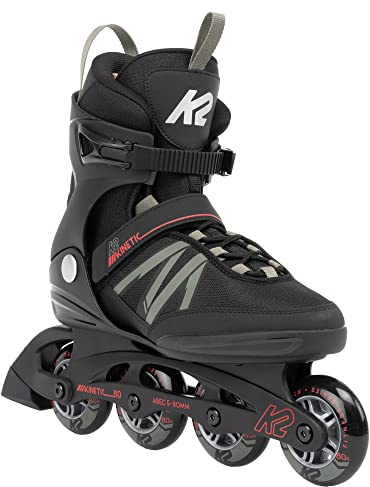 K2 Kinetic 80 Men's Inline Skates - Black/Gray, 9.0