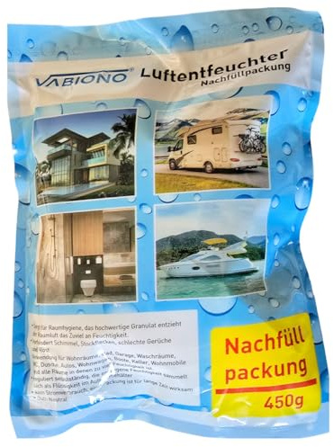 Luftentfeuchter Nachfüll-Granulat Nachfüllpack für Raumentfeuchter 12 Beutel à 450g