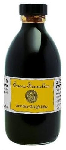 Sennelier Encre à dessin Jaune clair 250 ml