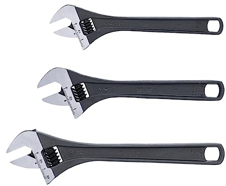 3 Piece Adjustable Wrench Set
