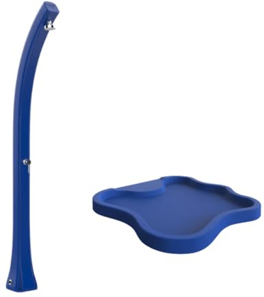 San Marco Happy Five 500 Arkema Solardusche 24 Liter > mit blauer Duschwanne > Blau