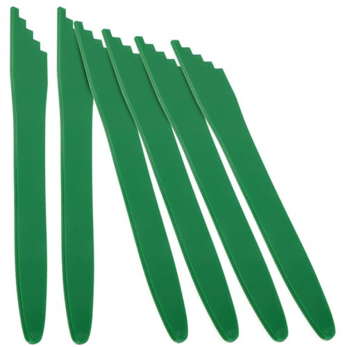 TOPBATHY Non-Slip Canning Bubble Remover and Measuring Tool Set 6pcs Canning Supplies for Mason Jar Food Preparation Green Measuring Ruler and Scraper Kitchen Tools for Home Preserving