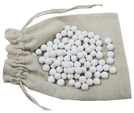 VILLFUL 1 bolsa de piedra de vapor para hornear resistente al calor piedras de vapor para molde de pastel – piedra de vapor con bolsa de tela blanca