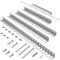 Garage Door Opener Hanging kit, Universal Garage Door Opener Installation Kit Galvanized Garage Door Angle Iron Bracket