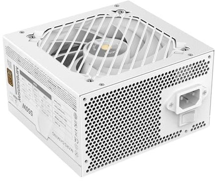 Mars Gaming MPB550SI, PC-ATX-Netzteil 550W, 7 Jahre Garantie, 80Plus Bronze 230V, 90% Effizienz, SI Extreme Silence Lüfter mit Kupferkern, AI2-RPM-, DC-DC- und SMD-Technologien, Weiß