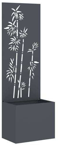 vidaXL Scultura da Esterno - Arte da Parete per Giardino, Decorazione per Terrazzo, Pezzo di Metallo da Appendere per Patio