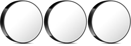 GOMIPURU Travel Magnifying Mirror, 20x&30x&40x Magnifying Mirror with Suction Cups, Small Compact Mirror Comes with Tweezer