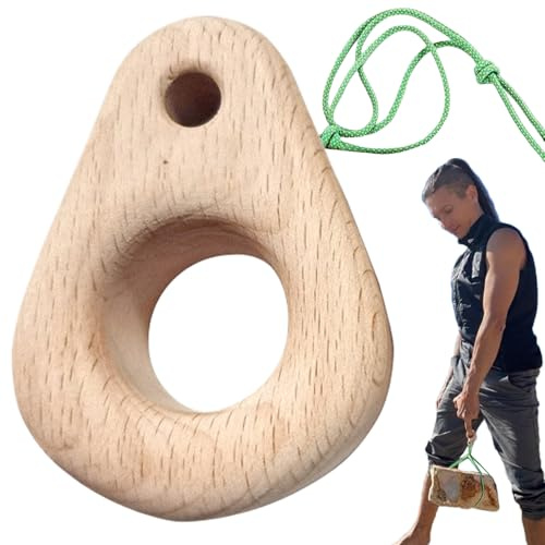 Klippklättring Hangboard - Klättring Grip Trainer, Små träentrébräda, Hållbarhet Handstärkande Utrustning | Träningsverktyg Med Par Fingergrepp