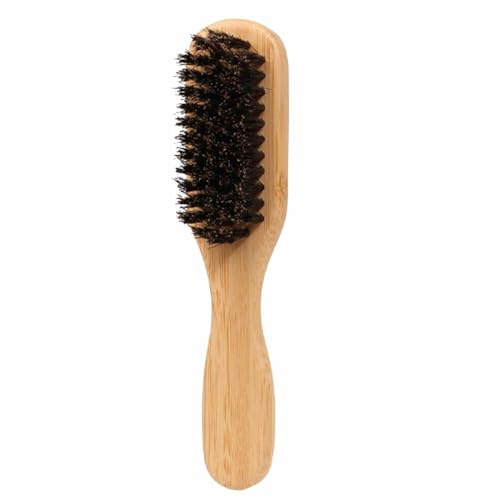 Bartbürste, , 21,8 cm, Bartkamm, Bartkamm, Borsten, zum Stylen und zum Entwirren, Glätten, Formen, Zuhause, Reisen, Salon