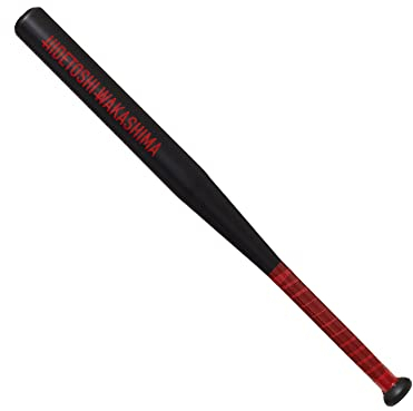 HIDETOSHI WAKASHIMA® Tokyo Baseballschläger aus rostfreiem, legiertem Stahl. Für Anfänger, Hobbyspieler und Profis geeignet, Länge: 28 Zoll (0,71 m), Gewicht: 980 g, in vielen Farben (Schwarz)