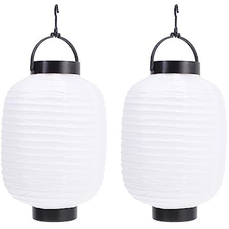 Ipetboom Lanterna Giapponese Pieghevole 8.7 Pollici Decorazione Carta Lanterne Appese Stile Melone Inverno per Casa Feste Atmosfera Calda
