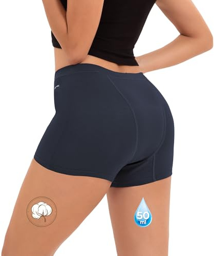 INNERSY periodiska underkläder stark blödning boxershorts dam hög midja menstruationsunderkläder