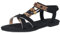 Sandalen Damen Sommer Breite Füße Sandaletten Flache Schuhe Slingback Orthopädische Sommerschuhe Weichen Sohlen Mit Fussbett Atmungsaktive Peep Toe Für Strandurlaub Freizeit (Schwarz,41)