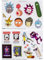 Paladone Rick and Morty Gadget-Aufkleber, wiederverwendbar, Vinyl