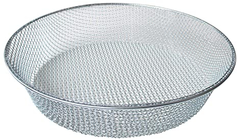 OemClima Tamiz Malla Redondo colador Jardin tamizador Compost Piedras cernidor Tierra Semillas jardineria para Arena Suelo (1.5mm Longitud Lateral)