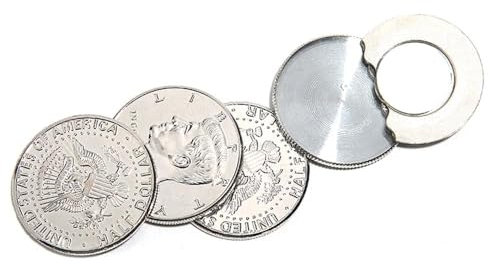 Generic 1 pièce de monnaie magnétique spéciale pour tour de magie de scène et de rue, à partir de 6 ans, comprend 1 gadget et tutoriel en ligne