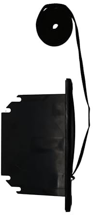 DOJA Barcelona | Avvolgitore da Incasso per Tapparelle | 18mm | Avvolgitore Tapparella Incasso | Nero | Copertura in Poliammide | Ricambi per Avvolgibili per Corda Tapparella Facile da Montare