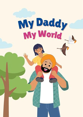 Pyarababy My Daddy My World Personalised Kid's Book | Fun Learning Workbook with Coloring Puzzles Tracing and Drawing | Educational Gift for Toddlers and Children | Custom Activity Book for Boys Girls