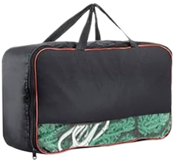 Red de escalada | Tejido de seguridad de doble capa resistente, de 0,9 x 3 m, para jardín, balcón, patio trasero, escuela, camping