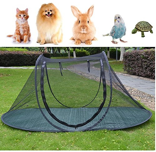 Pet Camping Tent Playpens Cage for Dogs Cats - Birds Parrots Playpens House Small Animal Indoor/Outdoor Play Tent Shelter Breathable Turtles Reptiles Cage (Type2)