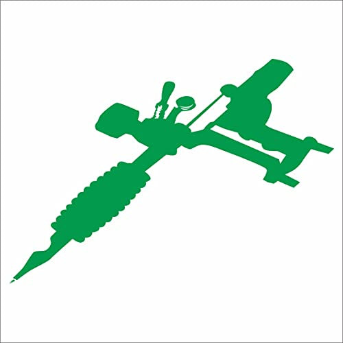 JINTORA Autocollant pour voitures - tatouage - 130x90mm - Tuning - Vitre arrière - Camion - Moto - ordinateur portable - fenêtre- vert