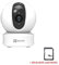 LEICKE CO67112 EZVIZ ez360 Caméra de Surveillance d'intérieur WiFi 720p Moniteur bébé – Audio bidirectionnel, détecteur de Mouvement et Vision Nocturne, Rotatif, Blanc