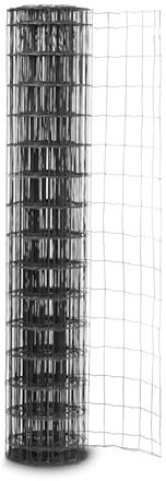 EASY CLOTURE Grillage soudé en Rouleau 1m20 x 20m Gris Anthracite Fil 2,1mm Maille 100x75 mm