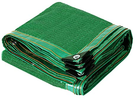 Sh000ad Red de Sombra Verde,80% Malla de Sombreadoo Bloqueadora Solar,Toldo Vela de Sombra Anti-UV,Cercado Cortavientos de Privacidad,para Techo Planta Invernadero Balcón Jardín (3x7m/9.8x23ft)
