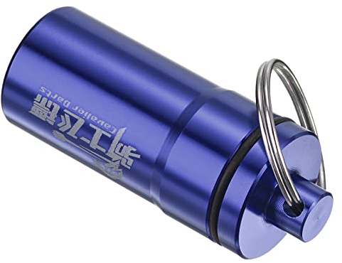 PATIKIL Scatola Portaoggetti Portatile per Freccette Con Punte Morbide Blu
