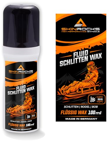 SkinRocks Schlitten Wachs flüssig Spezialgleitwax Speed Fluid Wax Rennrodel