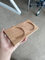 Acacia Wood Double Mill Rest Salt Pepper Mill Tray Wood Tray Inner Dia 7cm Pepper Grinder Rest, Wood Salt Pepper Mill Tray Stand Dining Table Protector