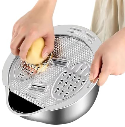 Colino per Riso - Multifunzionale In Acciaio Inox Per Pulire Riso - Accessorio da Cucina per Lavare Frutti di Bosco, Quinoa, Preparazione Sushi, Insalate, Tè e Filtrare Frutta