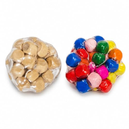 2 PCS Crunchy Squishy, Portable Squishy Crunchy Desk Decoration, Versatile Indoor Display Ornament for Daily Interior Layout Decoration