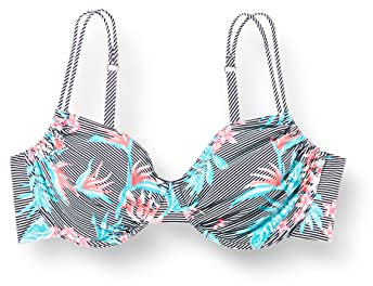 FIREFLY Damen Malisa II Bikini-Oberteil, Flower/Stripe, 40B