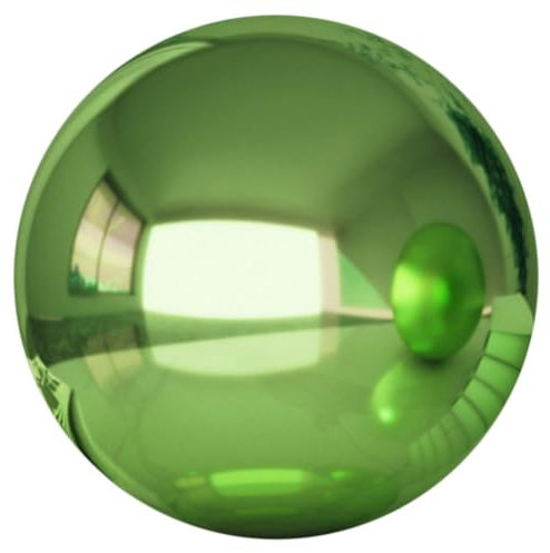 Healvian Boule Réfléchissante Jardin Acier Inoxydable Miroir Poli Décor Extérieur Élégant Ornement De Table 6 Pouces Effet Visuel Unique