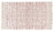 GIBZ Vintage Teppich Flach Gewebt Fußmatte mit Quaste Waschbar Läufer Heimdekoration für Schlafzimmer Badezimmer, Rot, 60x90cm