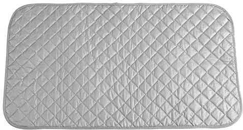 HAOHIZE Planches à Repasser, Tapis de Repassage en Coton Portable Pliable Tapis de Repassage Couverture pour Dessus de Table et Accessoire Utile de Voyage 18,1 x 31,9 Pouces