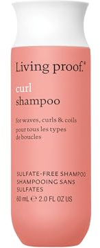 Living Proof Curl Shampoo 60ml – Sanfte Reinigung Silikonfrei für lockiges Haar – Stärkt, definiert & pflegt – Für welliges, lockiges & krauses Haar geeignet