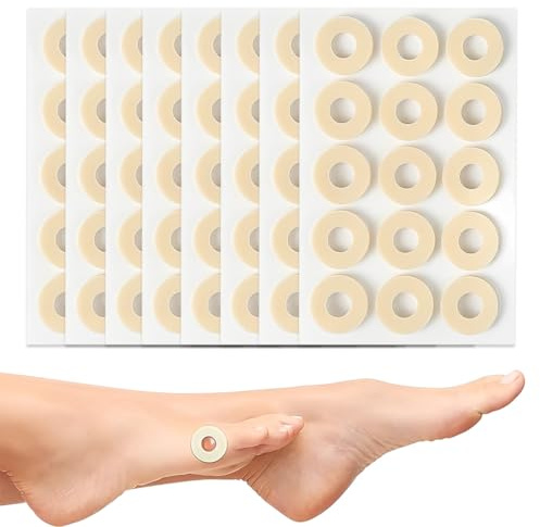 LACHT 120 Cojines de maíz,callos,espuma de látex Suave, Almohadillas Autoadhesivas para Callos, Almohadilla de maíz, antifricción, Reduce el Dolor de pies y talón